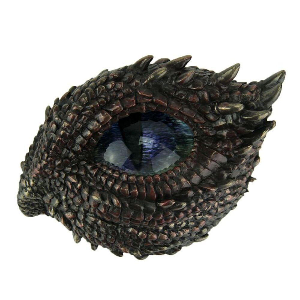 Antique Bronze Finish Thorny Dragon Eye Trinket / Stash Box